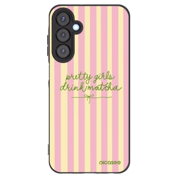 Picasee Samsung Galaxy A25 A256B 5G Hülle - Schwarzes Silikon - Pretty matcha
