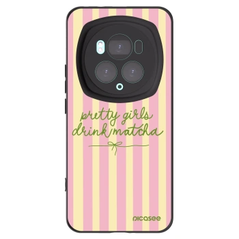 Picasee Honor Magic6 Pro Hülle - Schwarzes Silikon - Pretty matcha