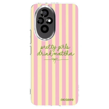 Picasee Honor 200 Pro 5G Hülle - Transparentes Silikon - Pretty matcha