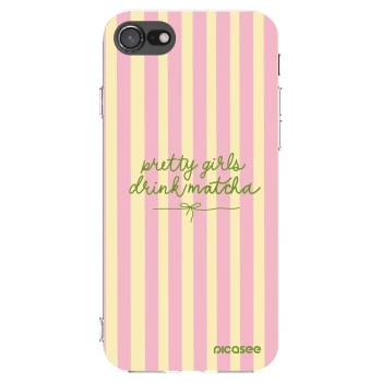 Picasee Apple iPhone 7 Hülle - Transparentes Silikon - Pretty matcha
