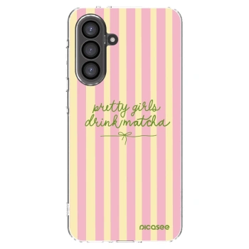 Picasee Samsung Galaxy A56 5G A566B Hülle - Transparentes Silikon - Pretty matcha
