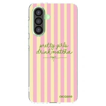 Picasee Samsung Galaxy A26 5G A266B Hülle - Transparentes Silikon - Pretty matcha