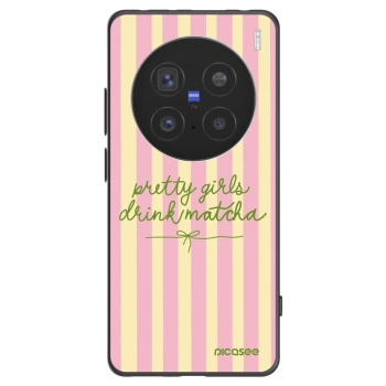 Picasee Vivo X200 Pro Hülle - Schwarzes Silikon - Pretty matcha