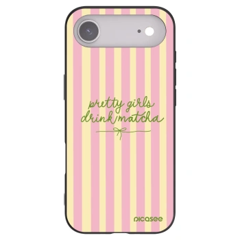 Picasee Apple iPhone Air Hülle - Schwarzes Silikon - Pretty matcha