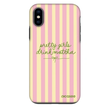 Hülle für Apple iPhone X/XS - Pretty matcha