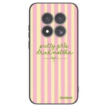 Picasee Xiaomi Redmi Note 15 Pro 4G Hülle - Schwarzes Silikon - Pretty matcha