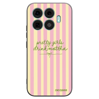 Picasee Xiaomi 17T Hülle - Schwarzes Silikon - Pretty matcha