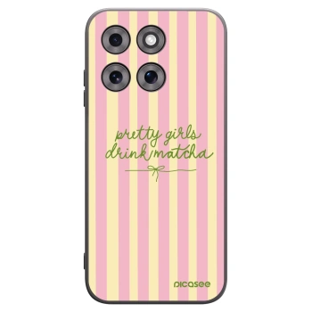 Picasee Motorola Moto G77 Hülle - Schwarzes Silikon - Pretty matcha