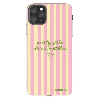 Picasee Apple iPhone 11 Pro Max Hülle - Transparentes Silikon - Pretty matcha