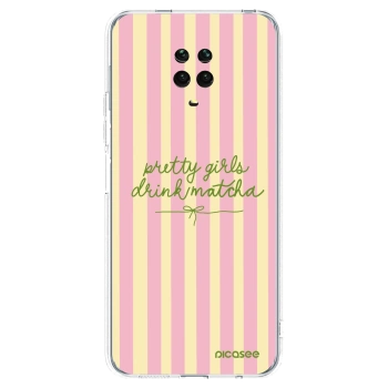 Picasee Xiaomi Redmi Note 9 Pro Hülle - Transparentes Silikon - Pretty matcha