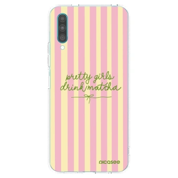 Picasee Samsung Galaxy A30s A307F Hülle - Transparentes Silikon - Pretty matcha