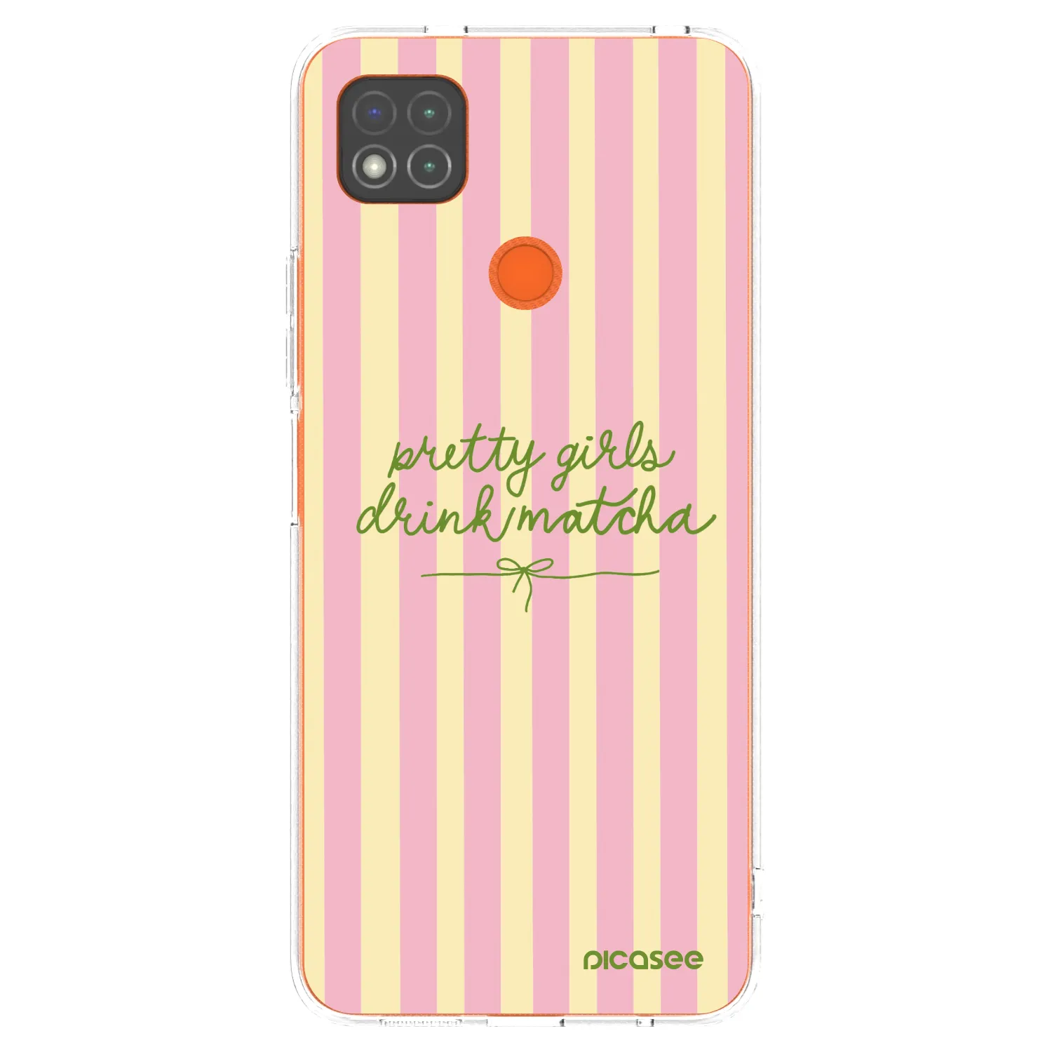 Picasee Xiaomi Redmi 9C Hülle - Transparentes Silikon - Pretty matcha