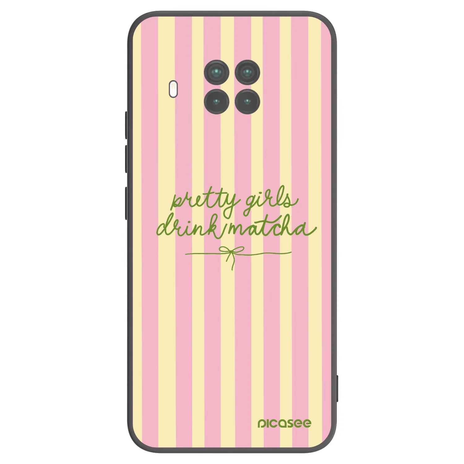 Picasee Xiaomi Mi 10T Lite Hülle - Schwarzes Silikon - Pretty matcha