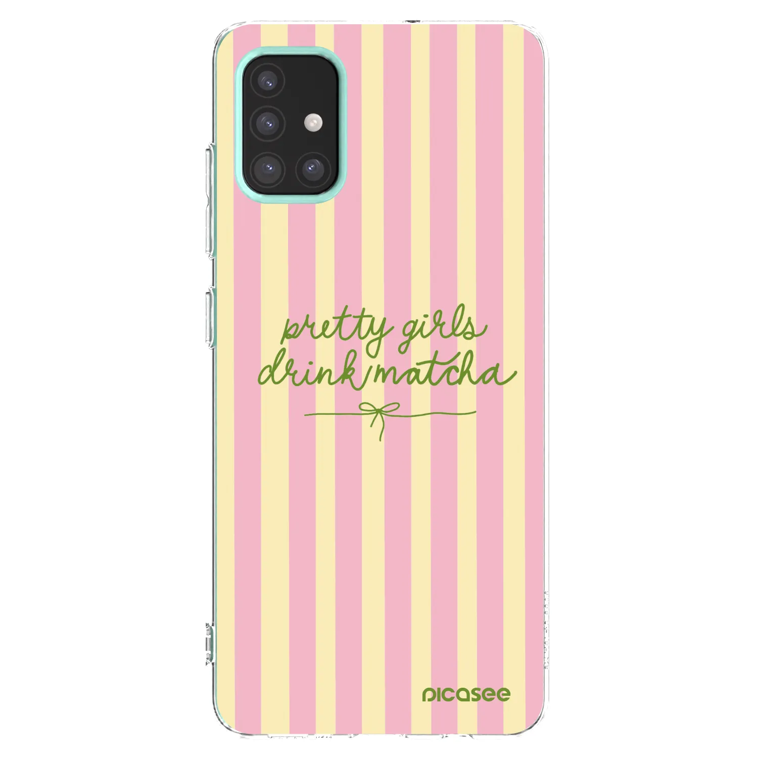 Picasee Samsung Galaxy M31s Hülle - Transparentes Silikon - Pretty matcha