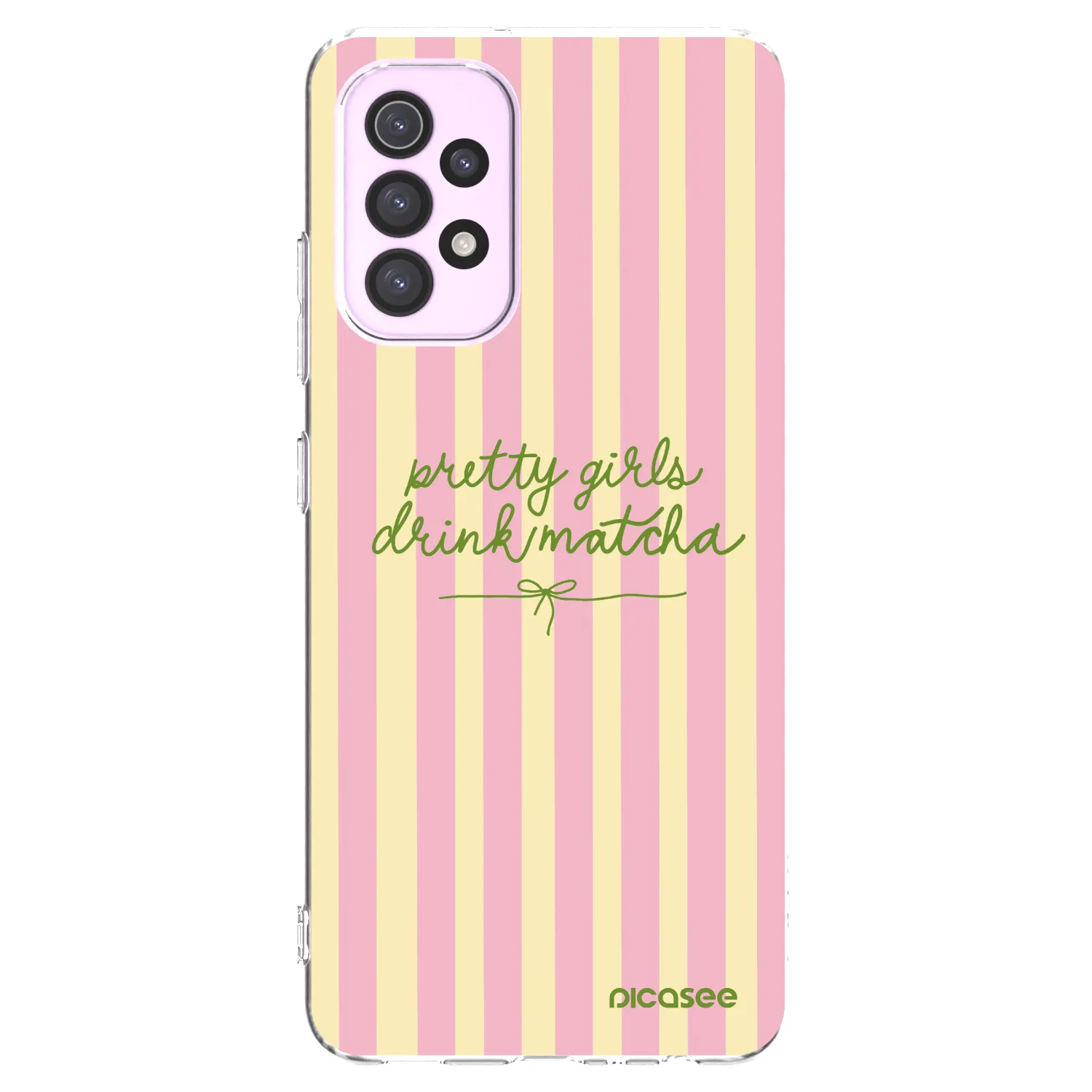 Picasee Samsung Galaxy A32 5G A326B Hülle - Transparentes Silikon - Pretty matcha