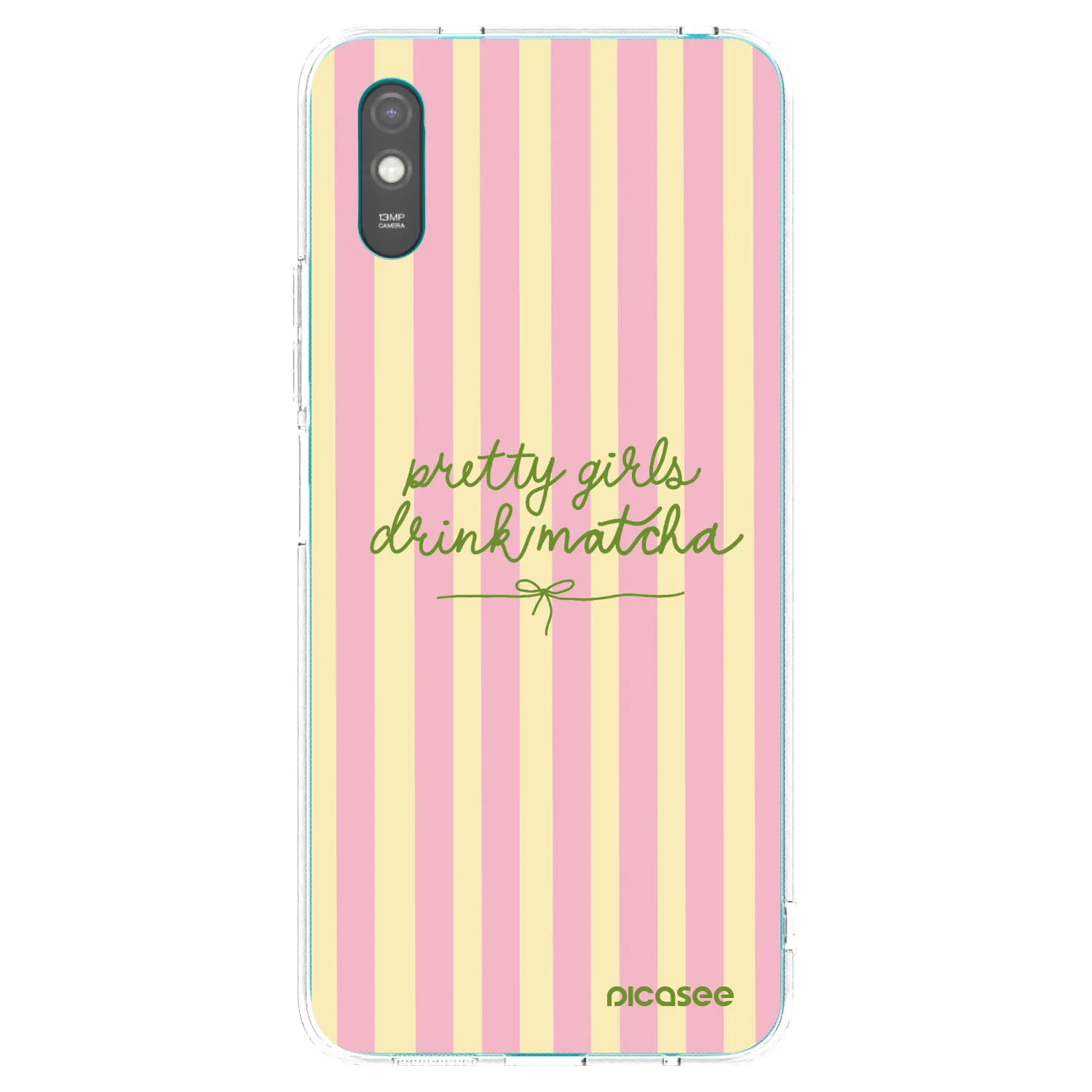 Picasee Xiaomi Redmi 9AT Hülle - Transparentes Silikon - Pretty matcha
