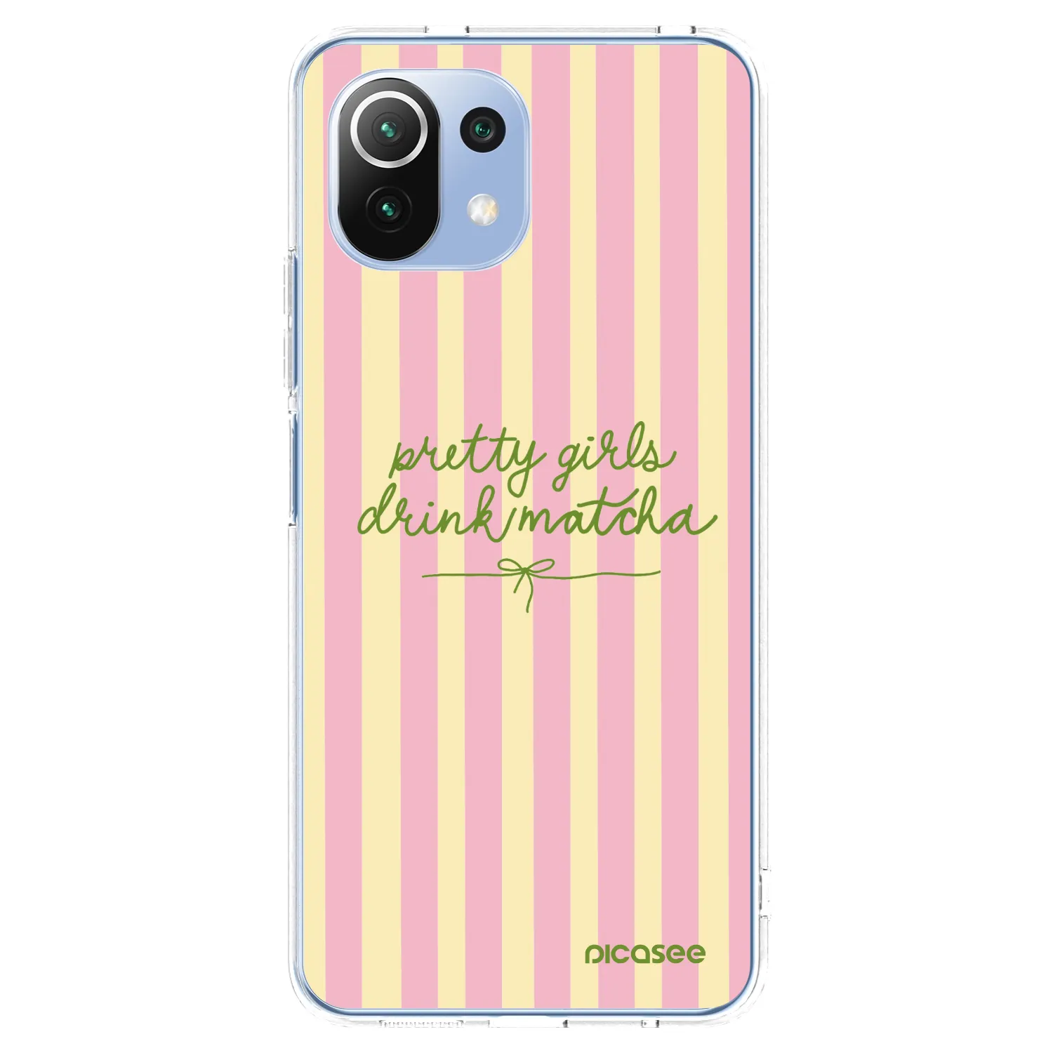 Picasee Xiaomi Mi 11 Lite Hülle - Transparentes Silikon - Pretty matcha