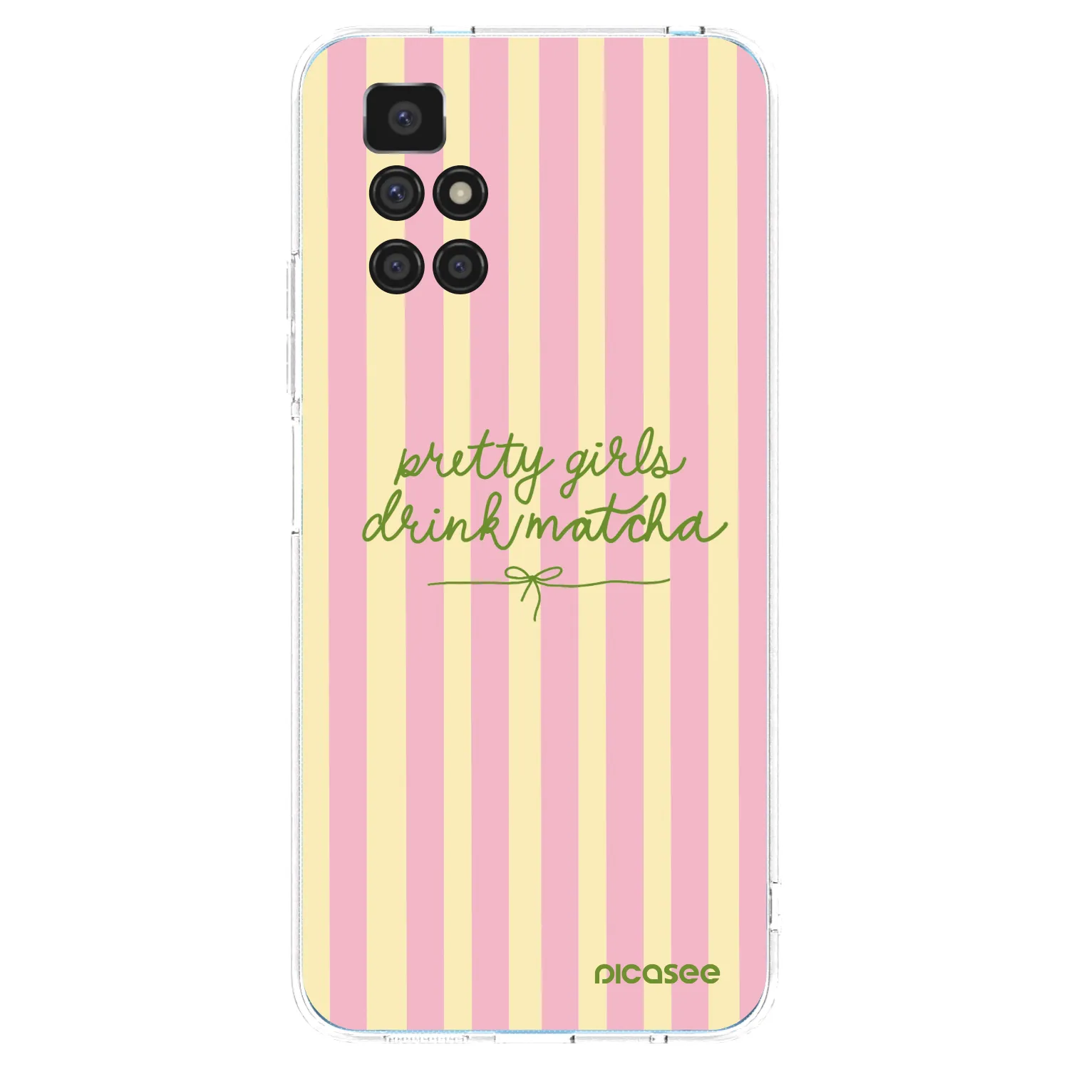 Picasee Xiaomi Redmi 10 Hülle - Transparentes Silikon - Pretty matcha