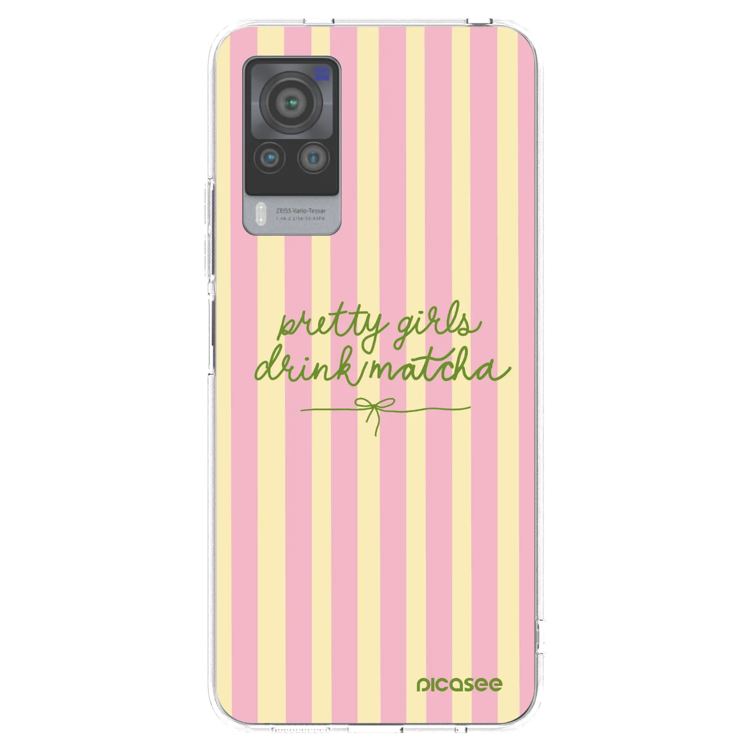 Picasee Vivo X60 Pro 5G Hülle - Transparentes Silikon - Pretty matcha