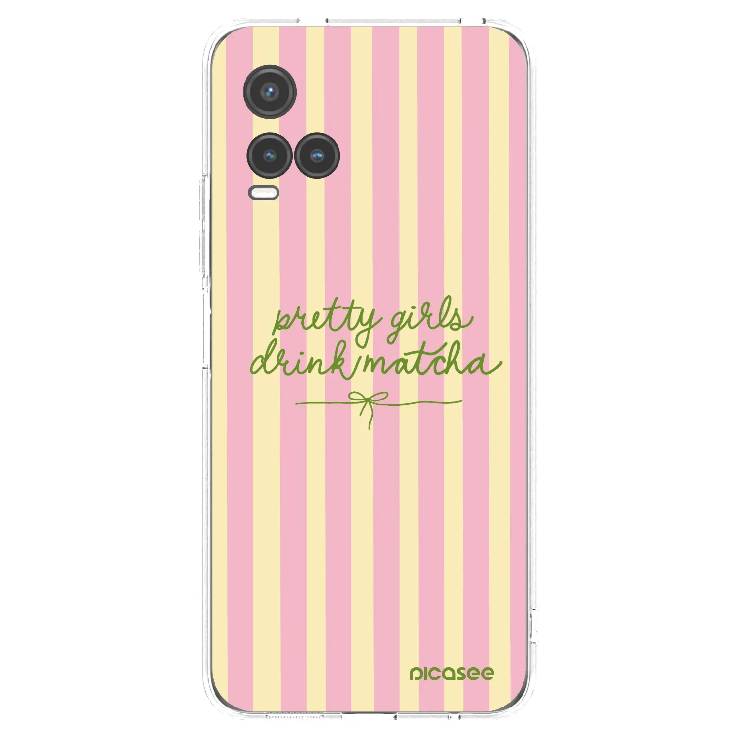 Picasee Vivo Y33s Hülle - Transparentes Silikon - Pretty matcha