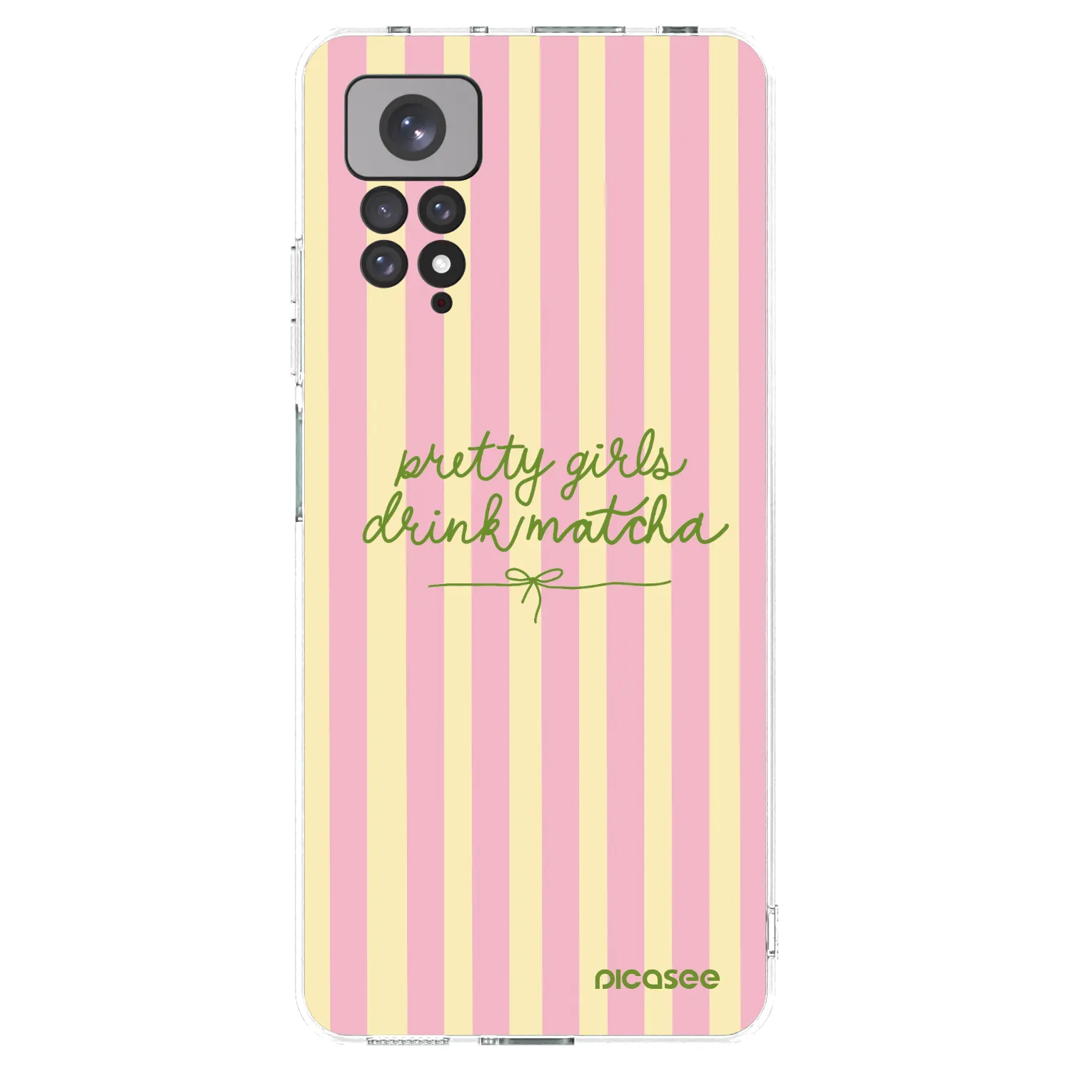 Picasee Xiaomi Redmi Note 11 Hülle - Transparentes Silikon - Pretty matcha