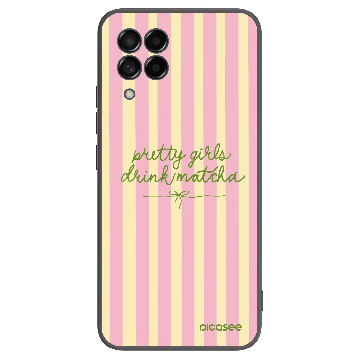 Picasee Samsung Galaxy M53 5G Hülle - Schwarzes Silikon - Pretty matcha