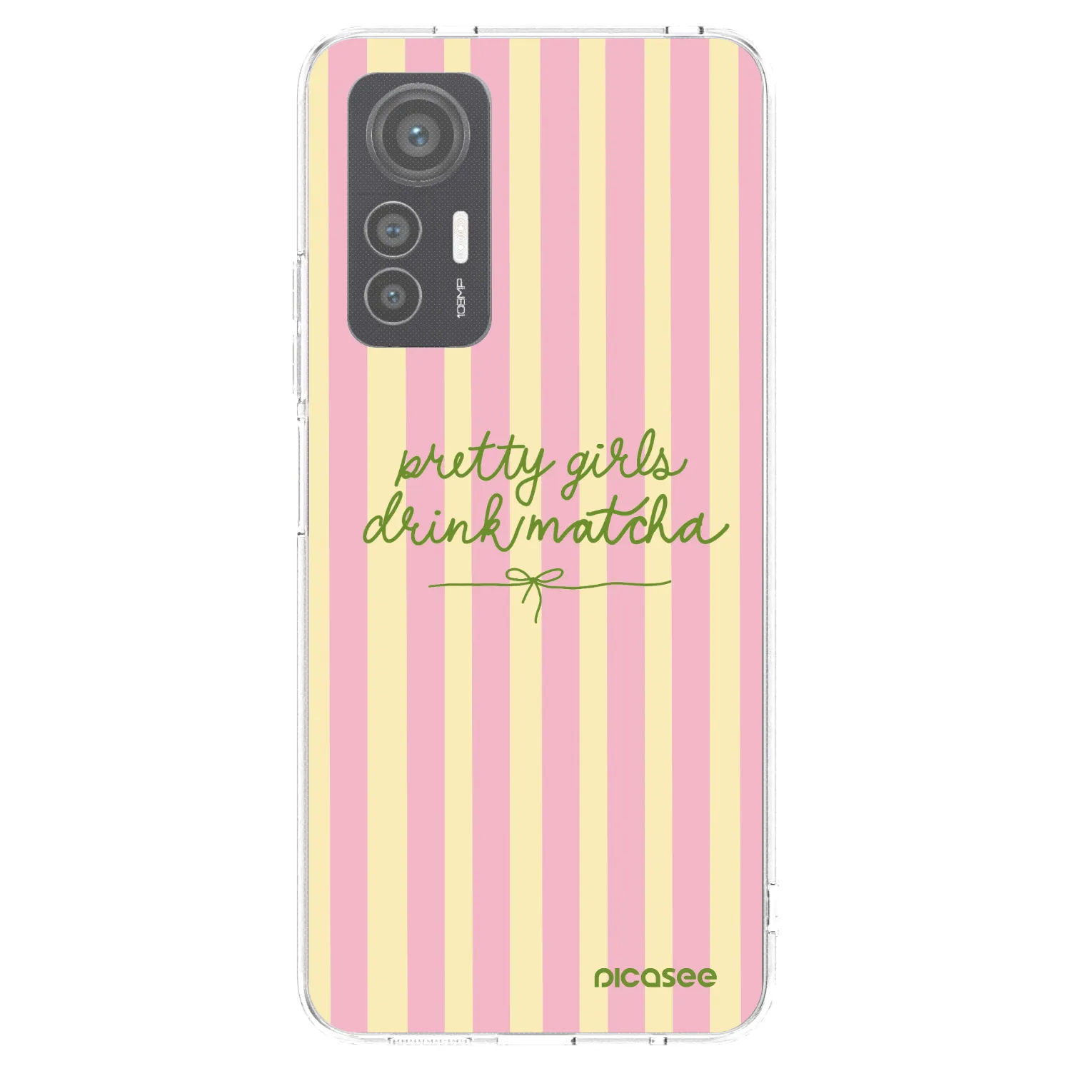 Picasee Xiaomi 12 Lite Hülle - Transparentes Silikon - Pretty matcha