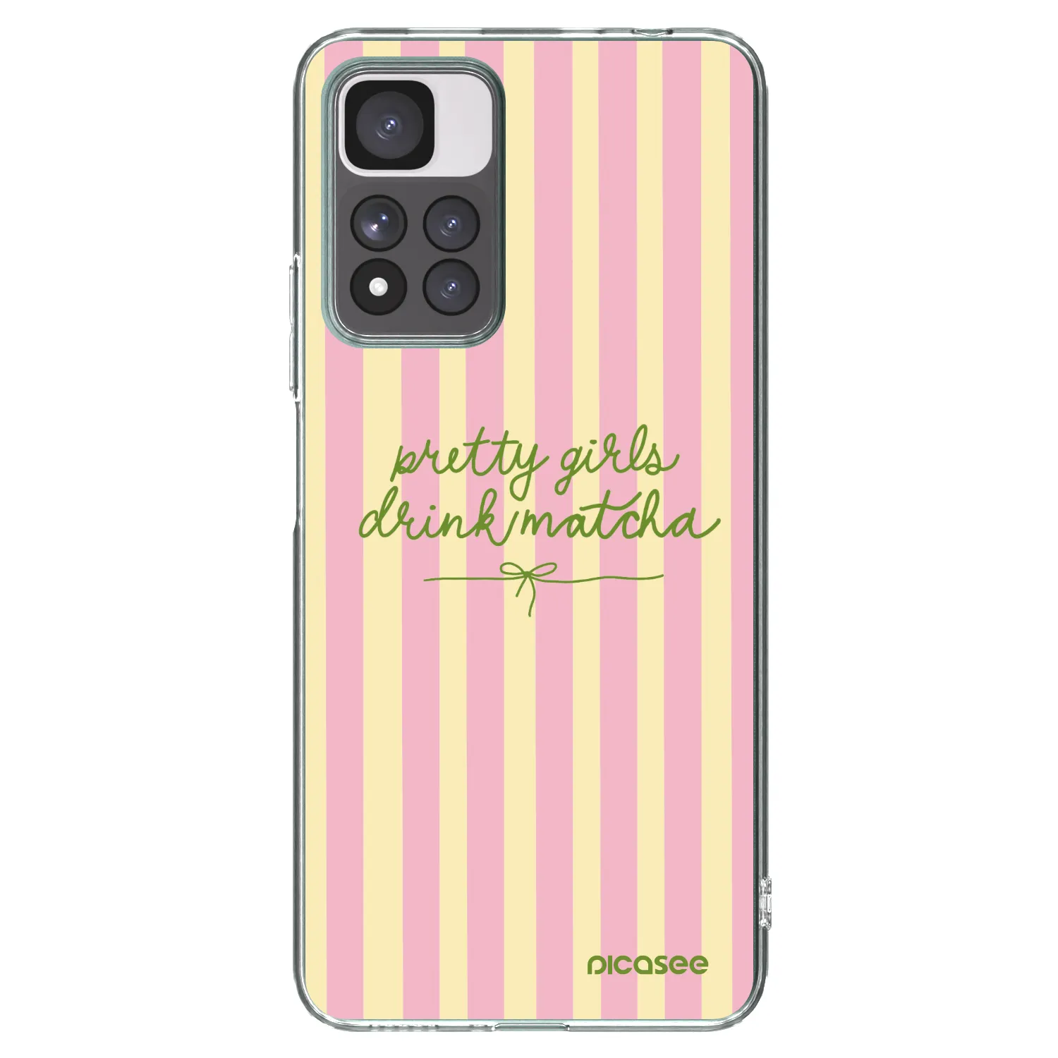 Picasee Xiaomi Redmi Note 11 Pro+ 5G Hülle - Transparentes Silikon - Pretty matcha