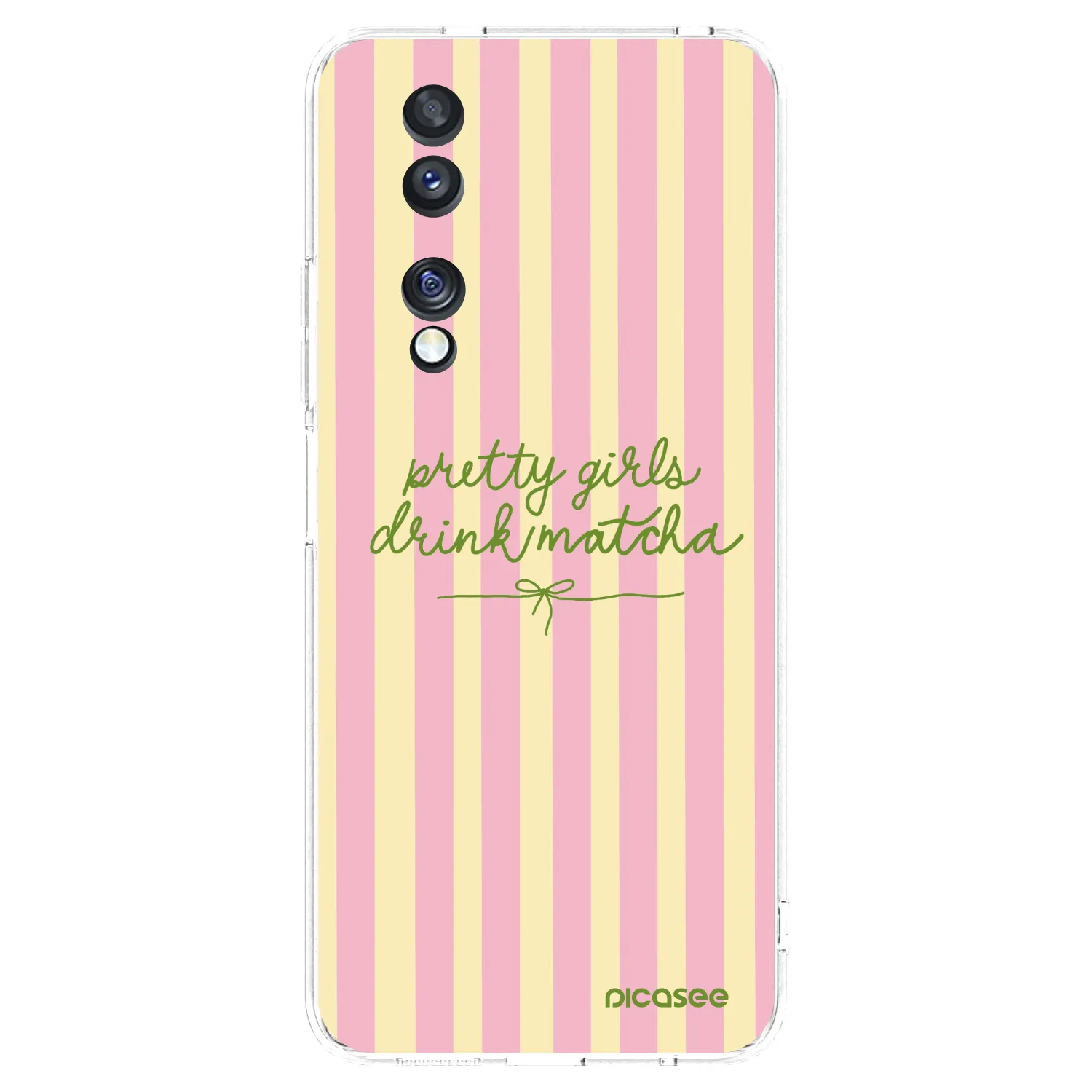 Picasee Honor 70 Hülle - Transparentes Silikon - Pretty matcha