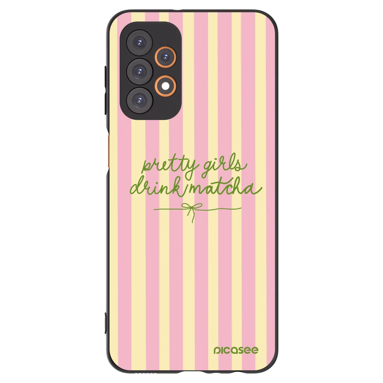 Picasee Samsung Galaxy A23 A236B 5G Hülle - Schwarzes Silikon - Pretty matcha