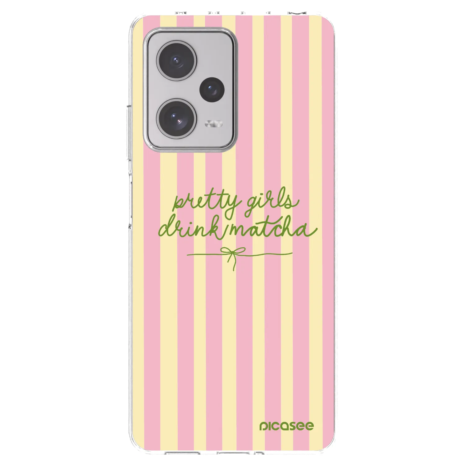 Picasee Xiaomi Redmi Note 12 Pro+ 5G Hülle - Transparentes Silikon - Pretty matcha
