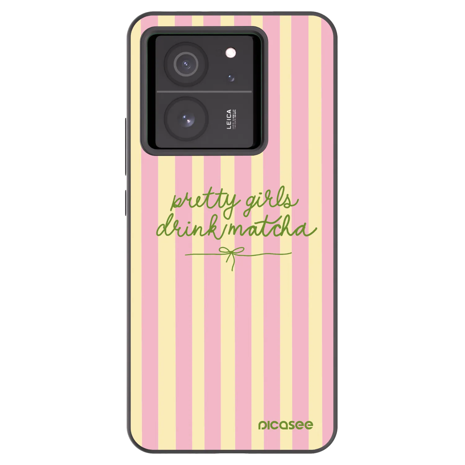 Picasee Xiaomi 13T Hülle - Schwarzes Silikon - Pretty matcha