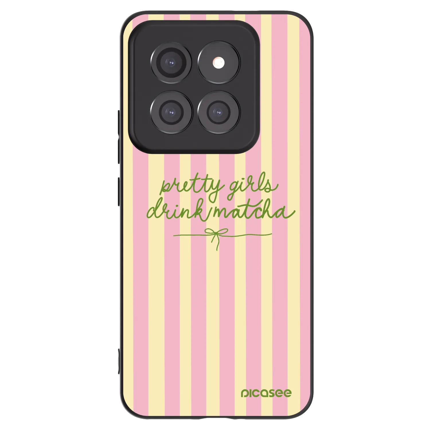 Picasee Xiaomi 14 Pro Hülle - Schwarzes Silikon - Pretty matcha