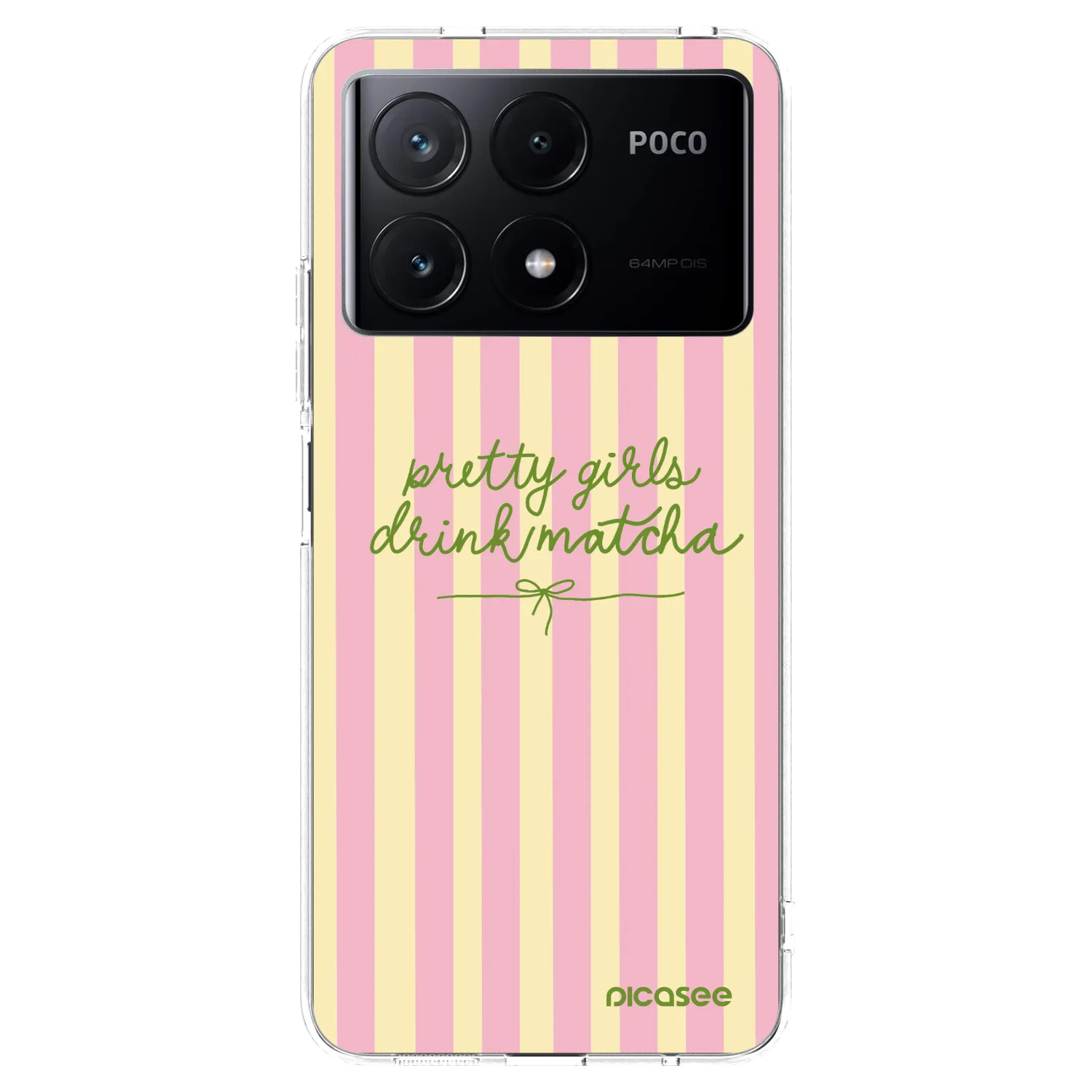 Picasee Xiaomi Poco X6 Pro Hülle - Transparentes Silikon - Pretty matcha