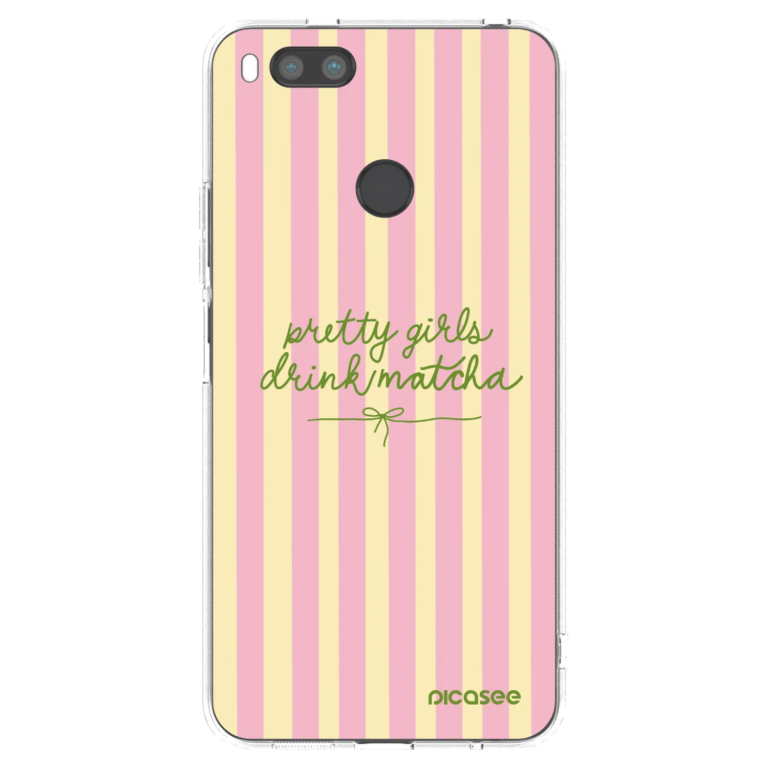 Picasee Xiaomi Mi A1 Global Hülle - Transparentes Silikon - Pretty matcha