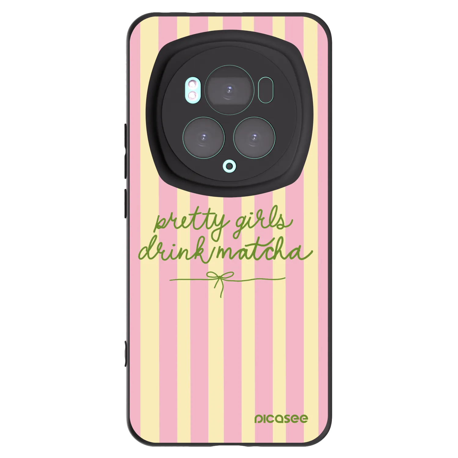 Picasee Honor Magic6 Pro Hülle - Schwarzes Silikon - Pretty matcha