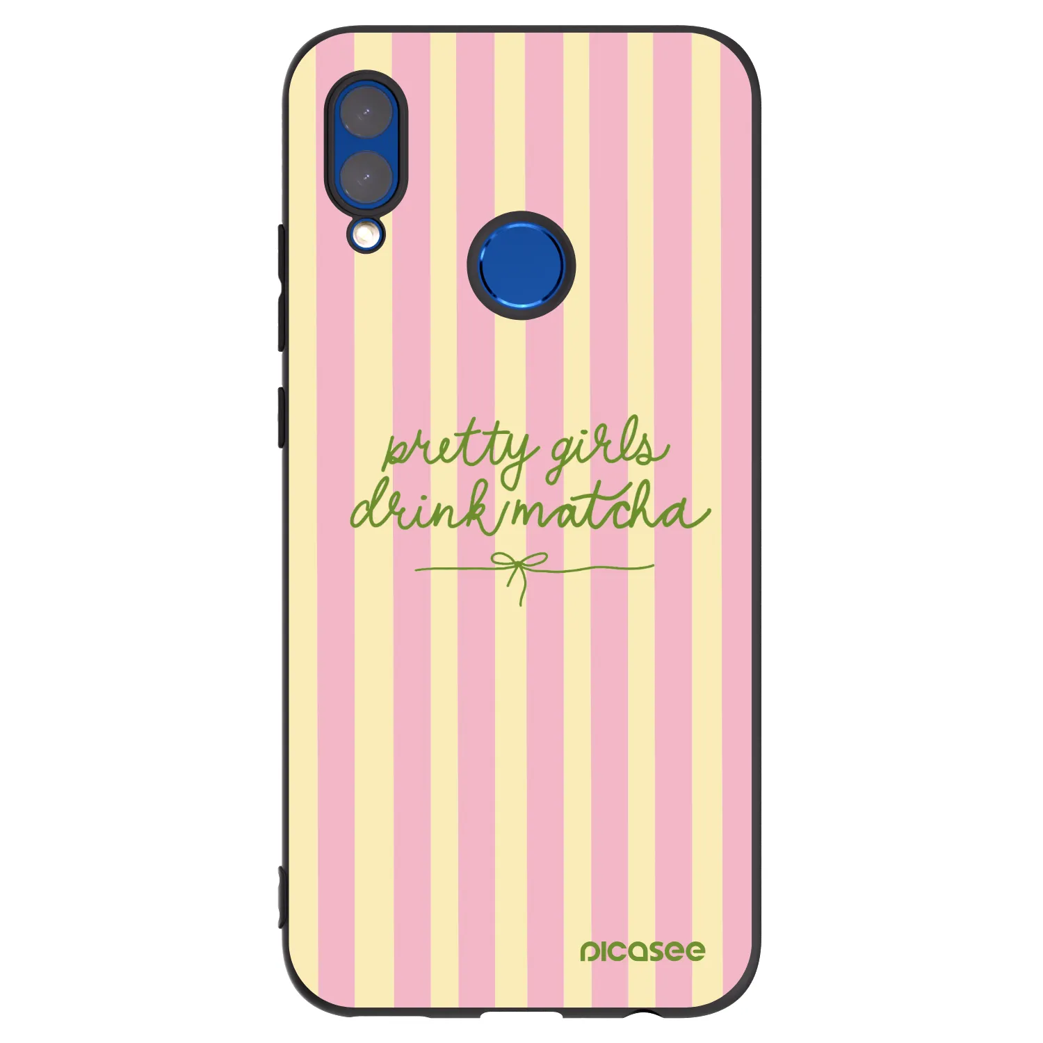 Picasee Honor 10 Lite Hülle - Schwarzes Silikon - Pretty matcha