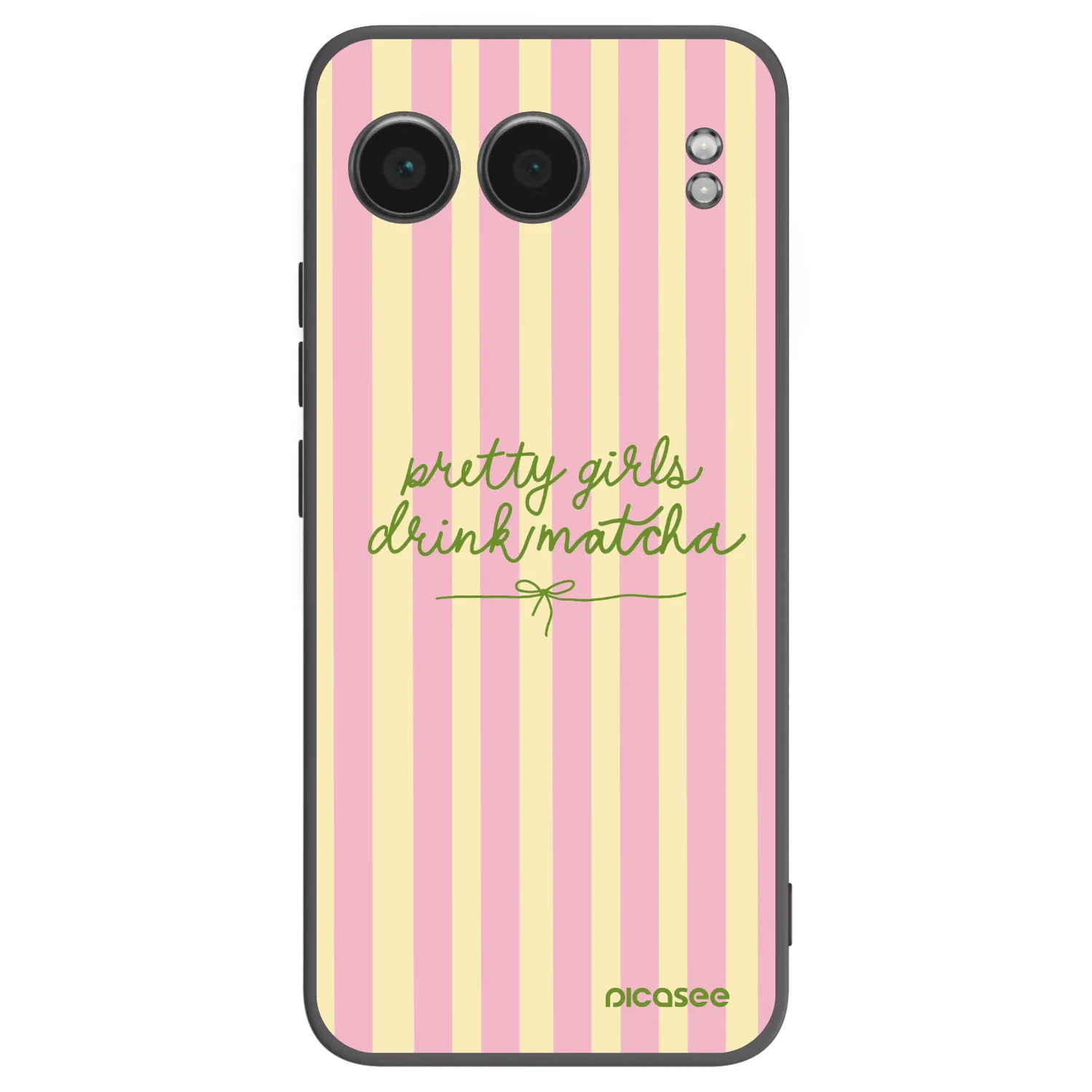 Picasee OnePlus Nord 4 Hülle - Schwarzes Silikon - Pretty matcha