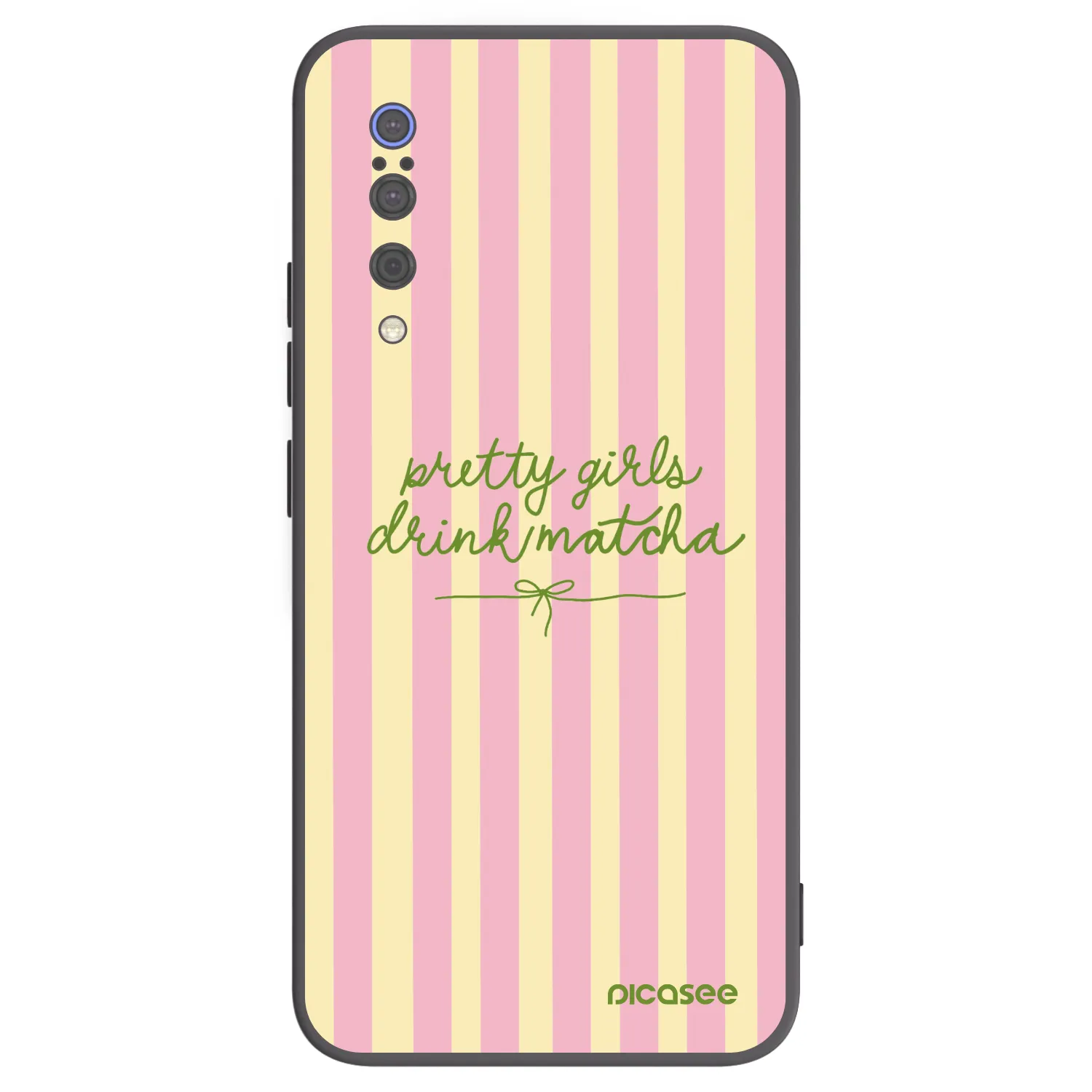 Picasee Xiaomi Mi 9 Hülle - Schwarzes Silikon - Pretty matcha