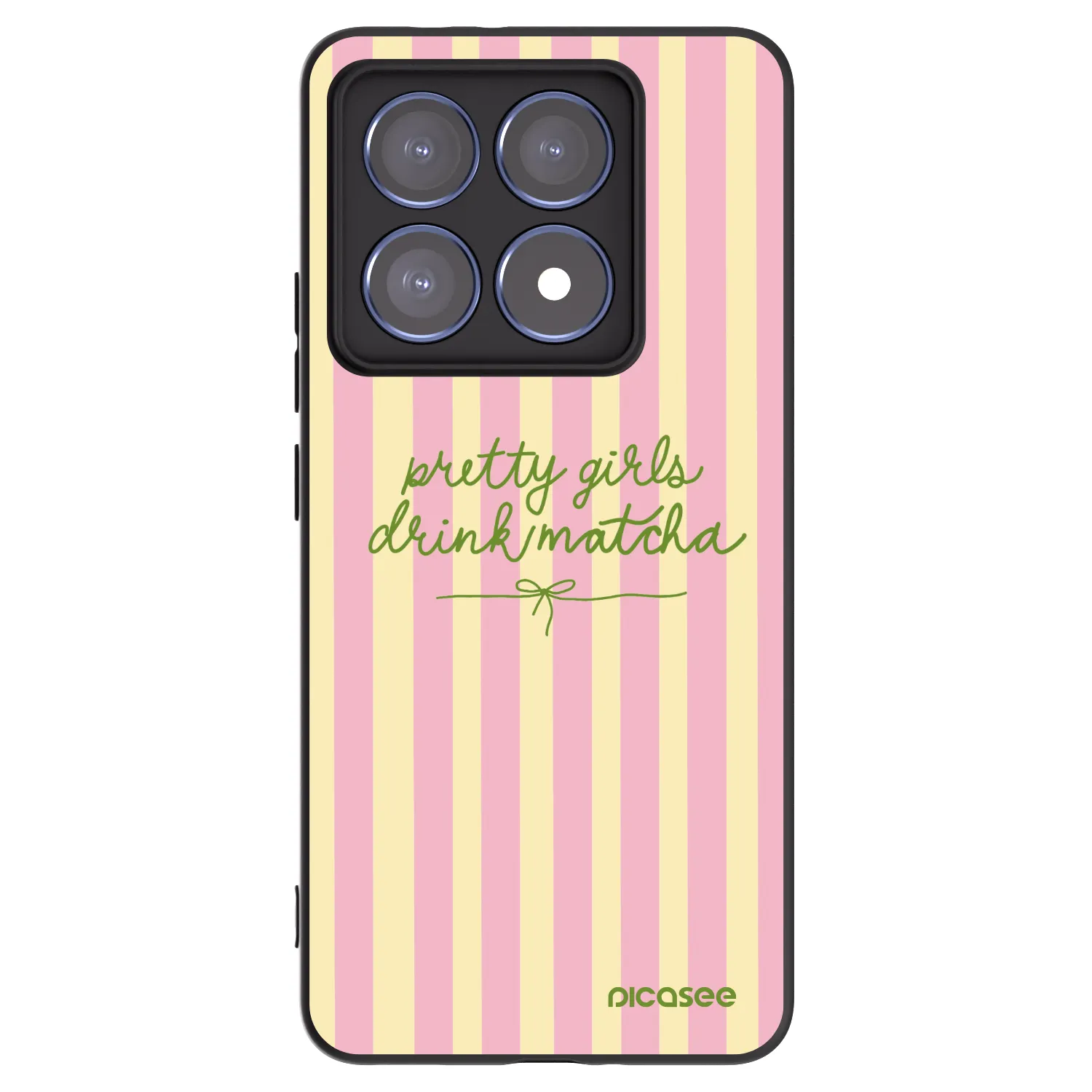 Picasee Xiaomi 14T Pro Hülle - Schwarzes Silikon - Pretty matcha