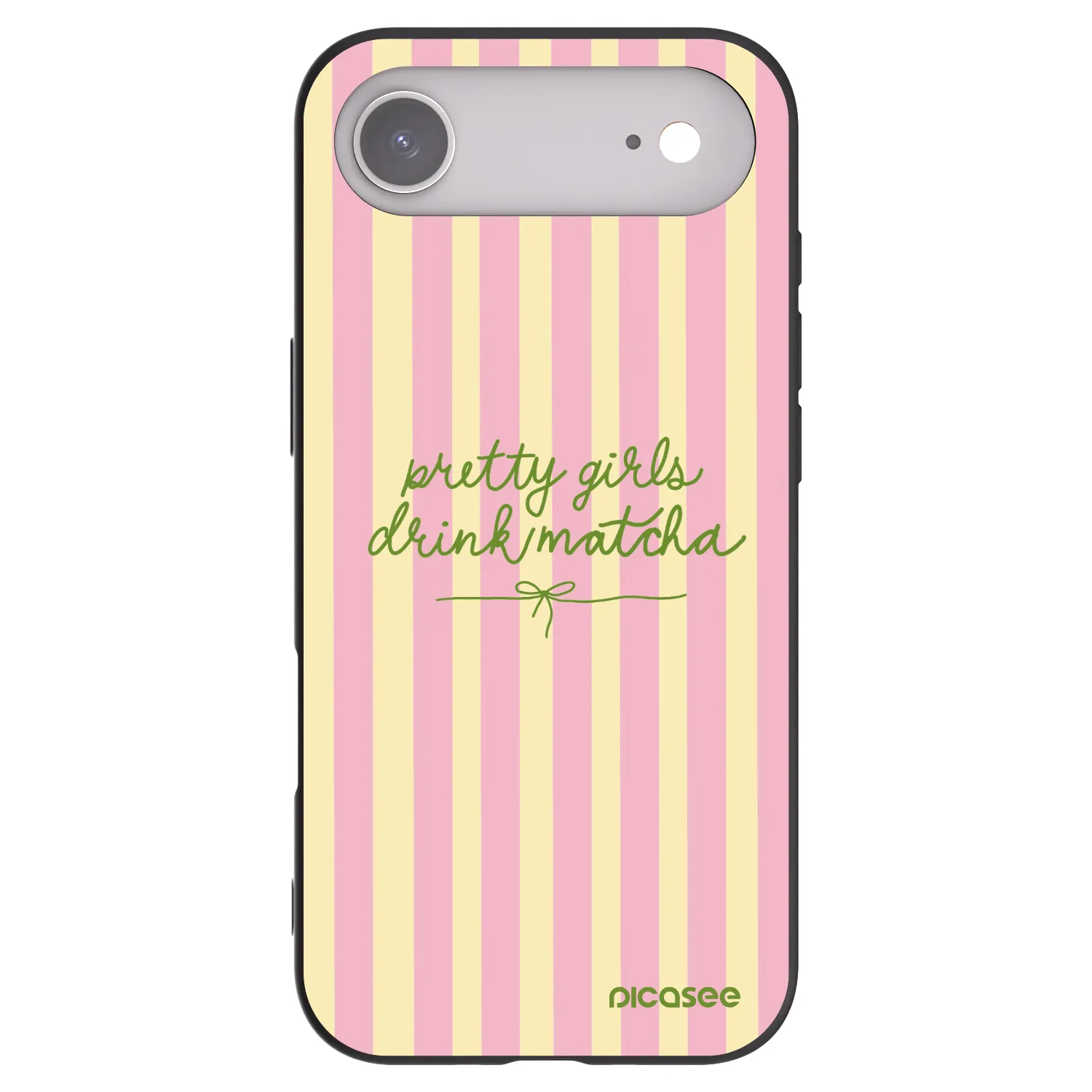 Picasee Apple iPhone Air Hülle - Schwarzes Silikon - Pretty matcha