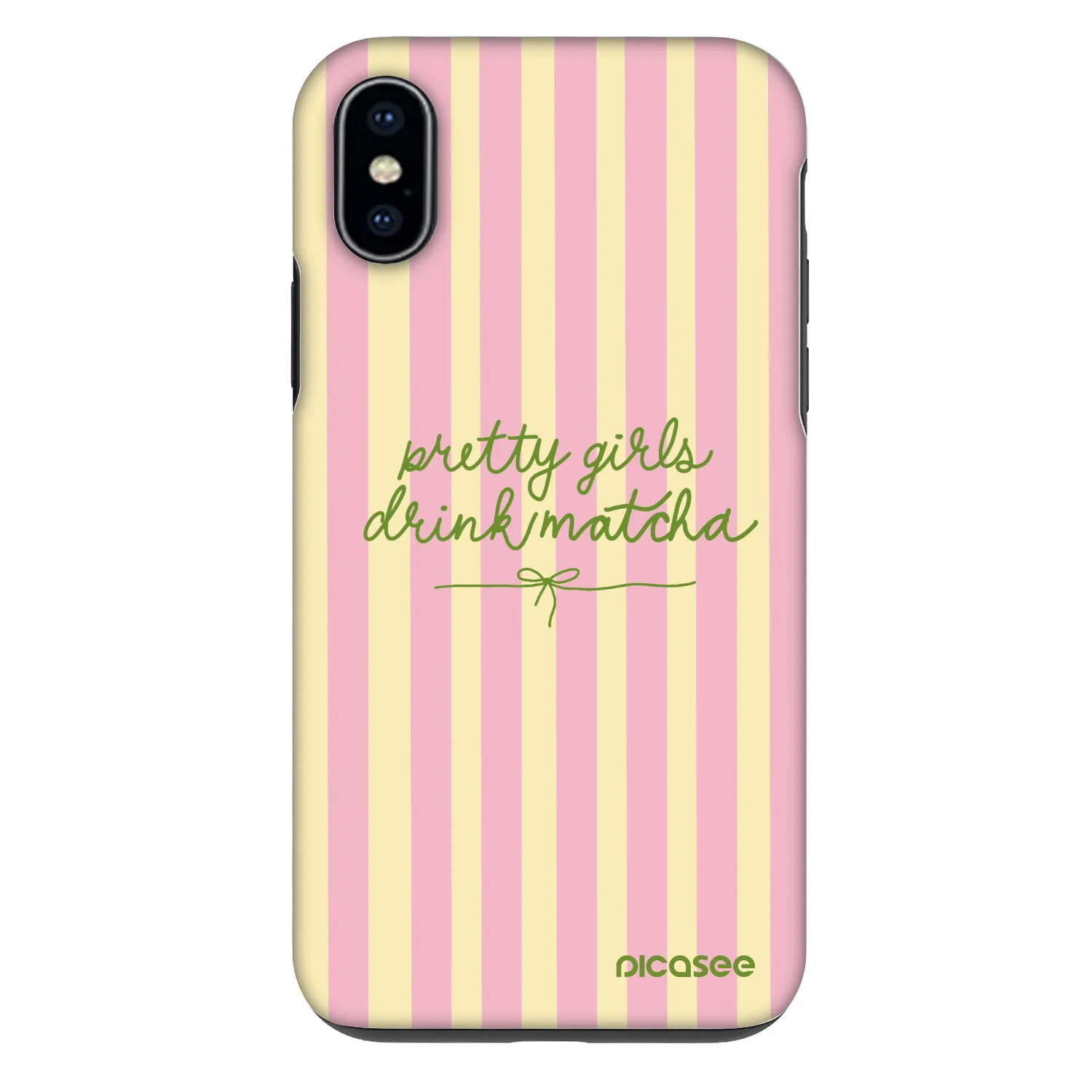 Picasee Fashion Case für Apple iPhone X/XS - Pretty matcha