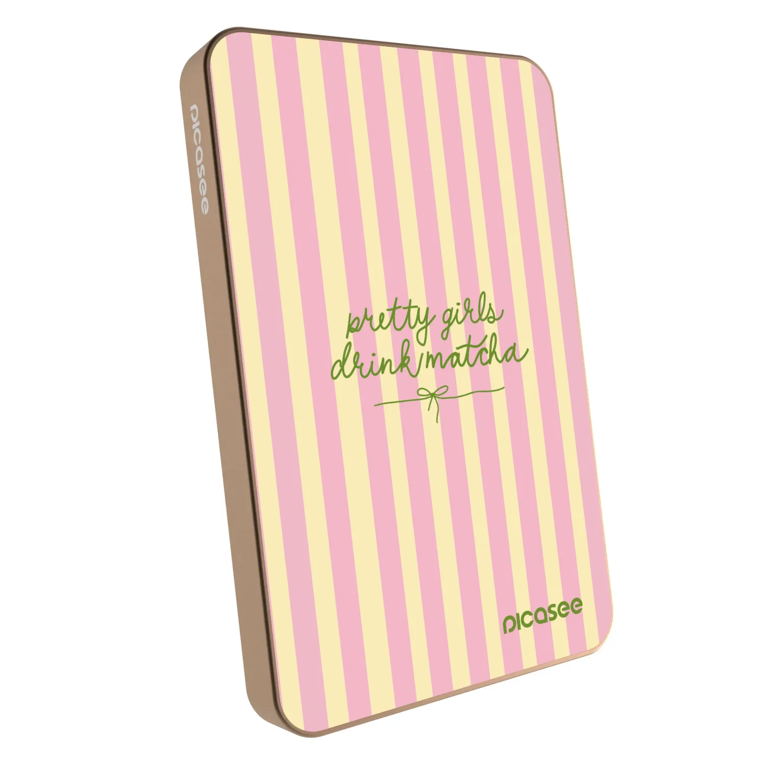 Picasee Powerbank mit MagSafe 5 000 mAh Golden - Pretty matcha