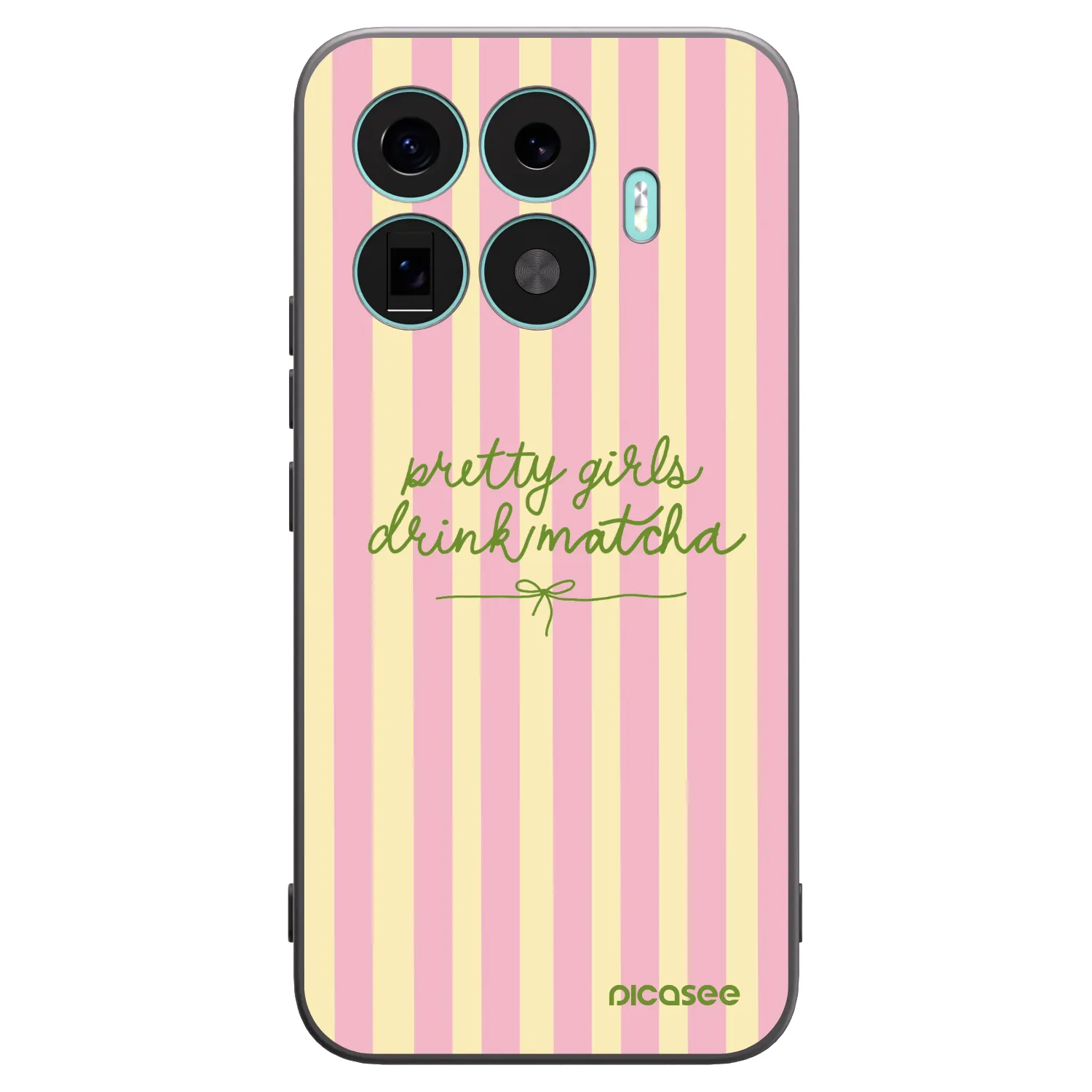 Picasee Xiaomi 17T Pro Hülle - Schwarzes Silikon - Pretty matcha