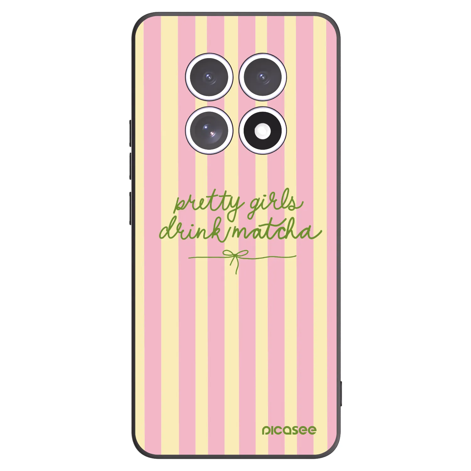 Picasee Xiaomi Redmi Note 15 5G Hülle - Schwarzes Silikon - Pretty matcha