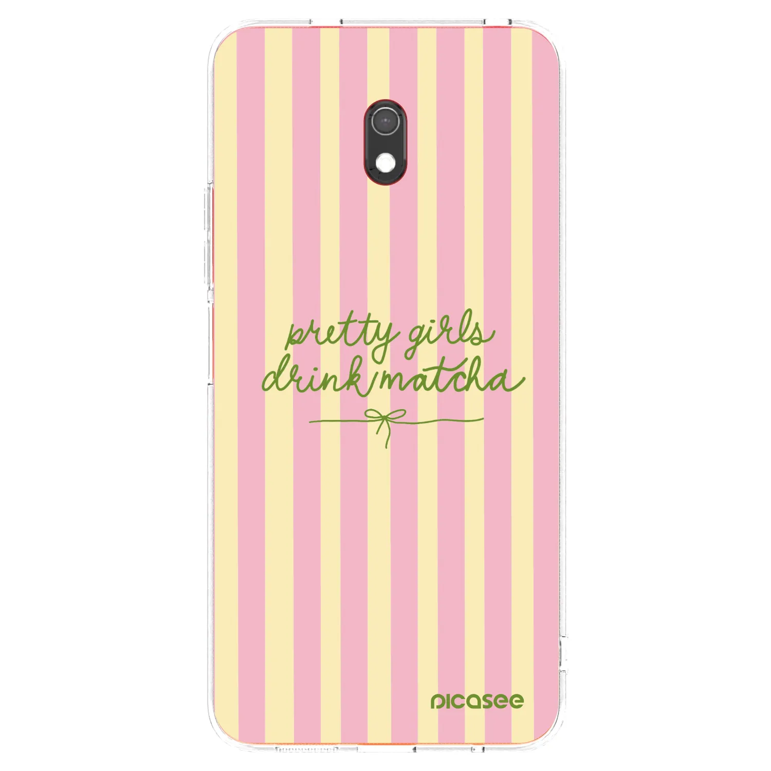 Picasee Xiaomi Redmi 8A Hülle - Transparentes Silikon - Pretty matcha