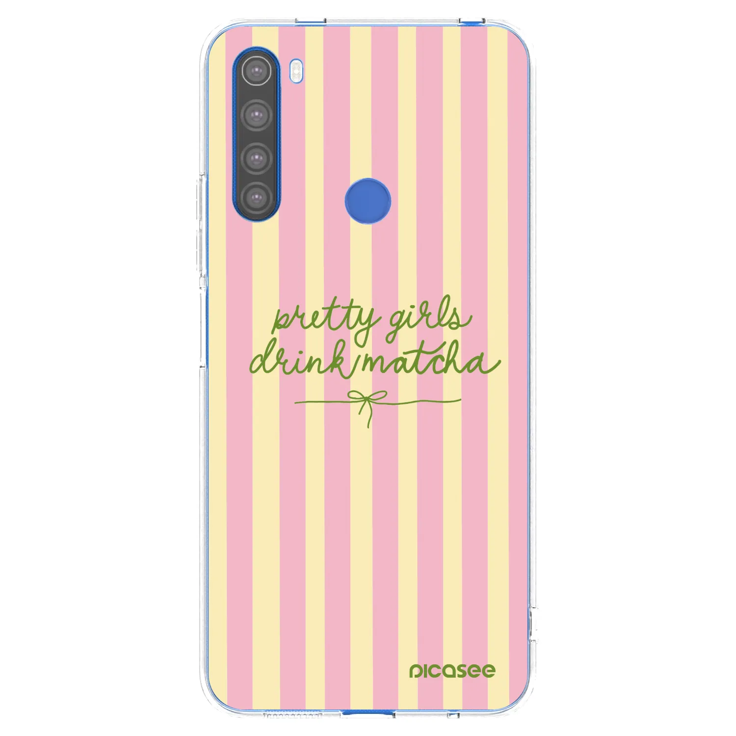 Picasee Xiaomi Redmi Note 8T Hülle - Transparentes Silikon - Pretty matcha