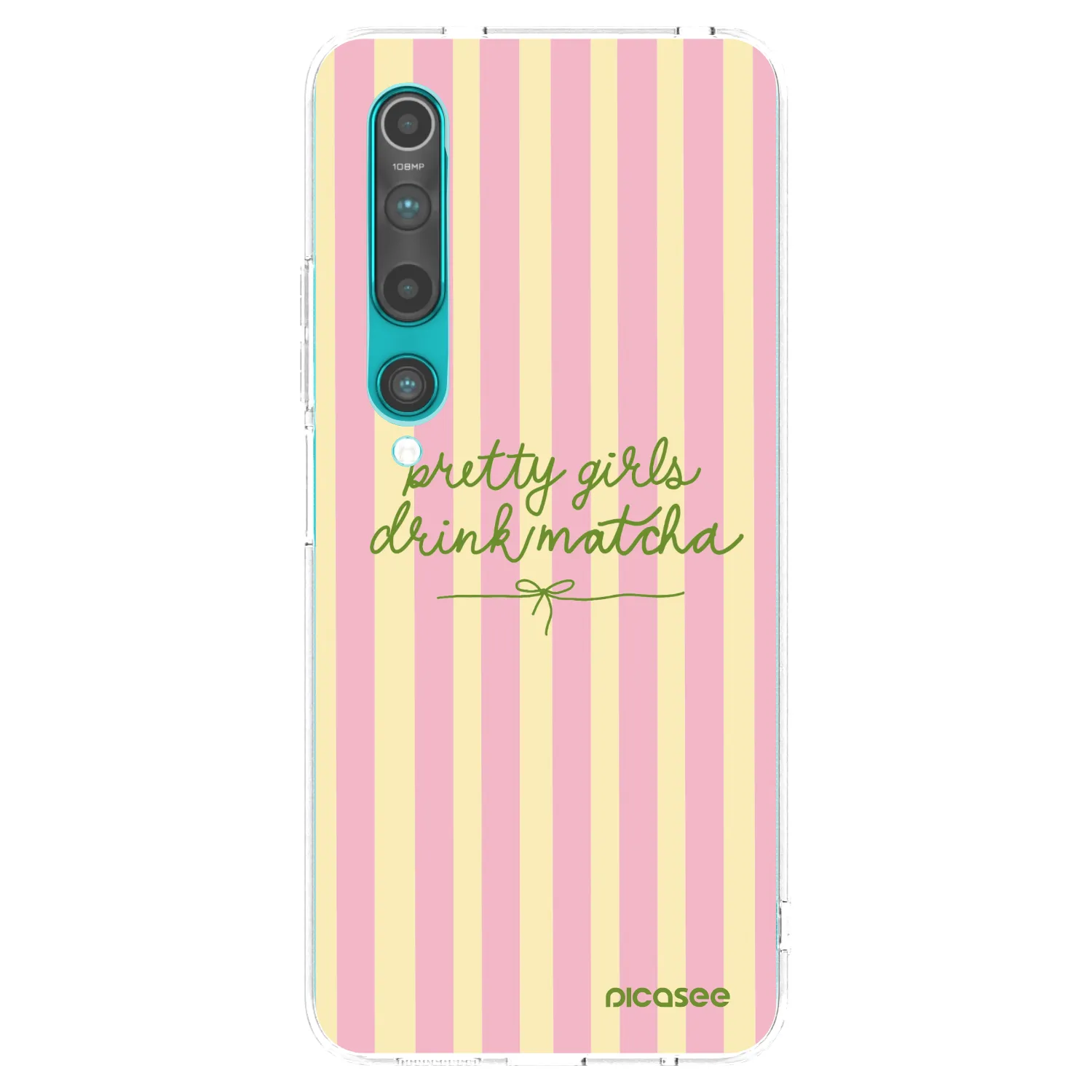 Picasee Xiaomi Mi 10 Hülle - Transparentes Silikon - Pretty matcha