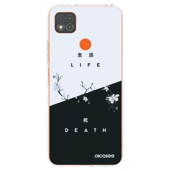 Picasee Xiaomi Redmi 9C Hülle - Transparentes Silikon - Lebendig - Tot