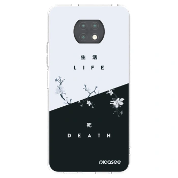 Picasee Xiaomi Redmi Note 9T Hülle - Transparentes Silikon - Lebendig - Tot